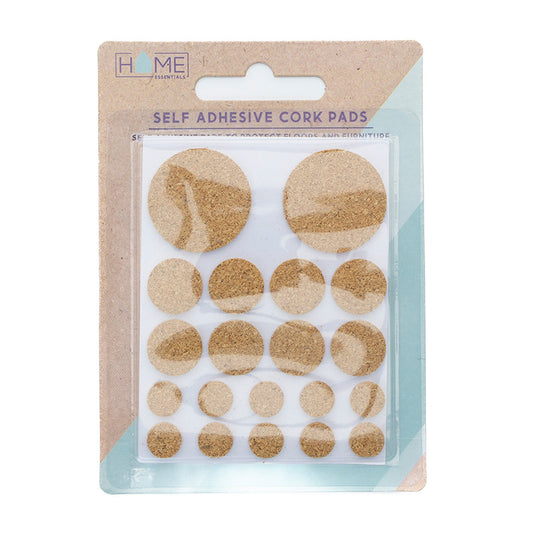Self Adhesive Assorted Cork Pads Pack of 20