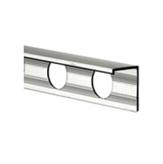 Tile Rite L Shape Tile Trim 2.4m x 10mm Chrome