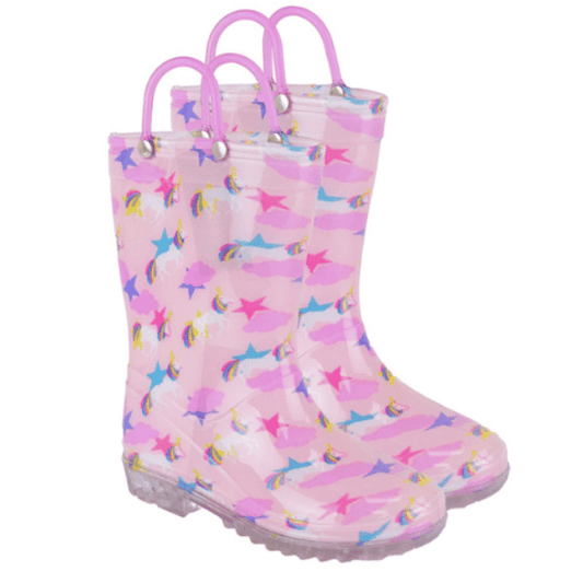 Girls Unicorn Wellington Boots