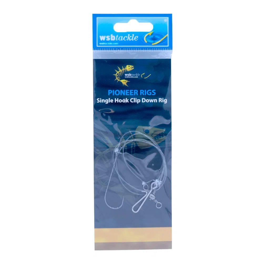 WSB Pioneer Rigs Single Hook Clip Down Rig TT400/003