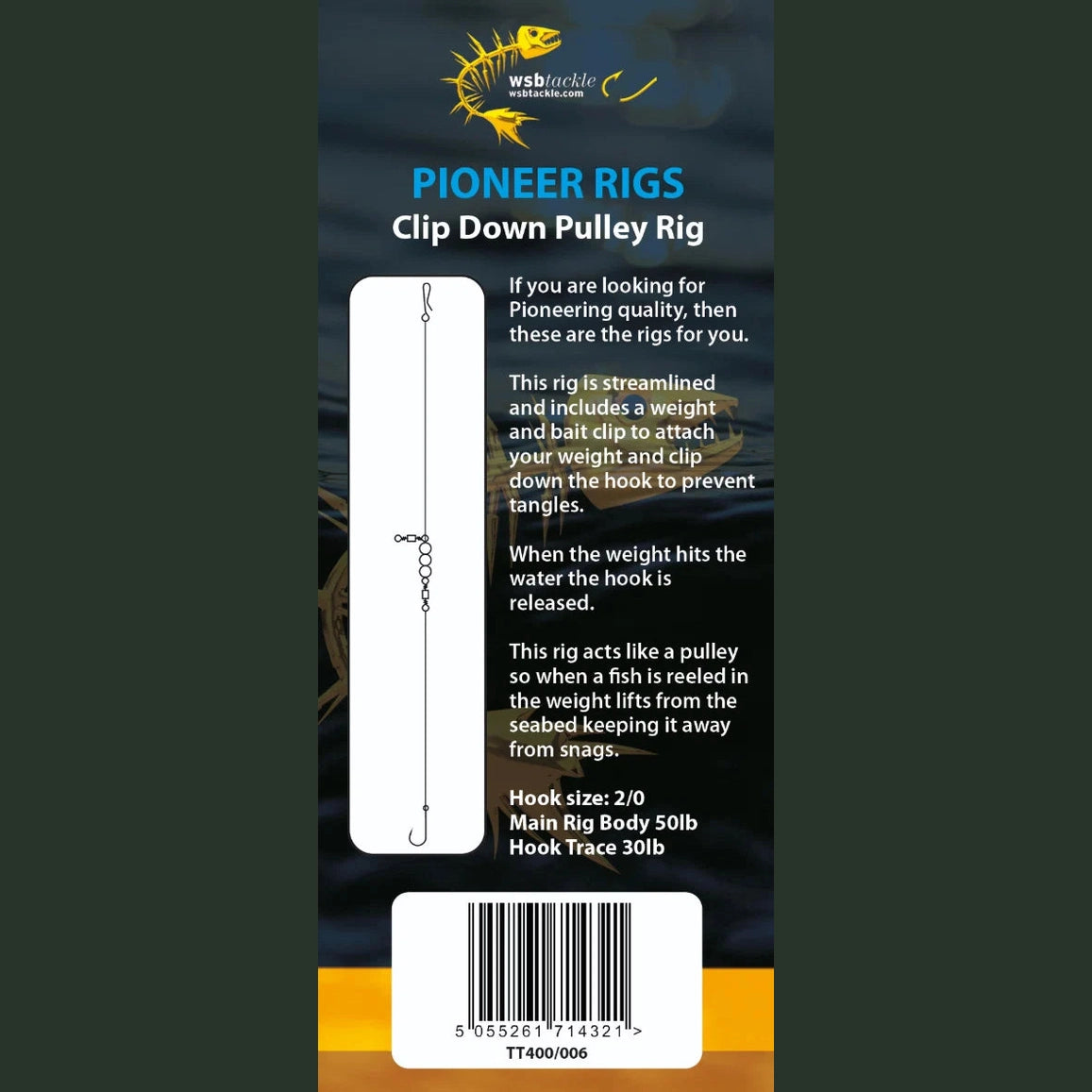 WSB Pioneer Rigs Clip Down Pulley Rig TT400/006