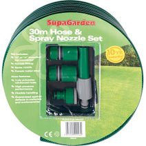 SupaGarden Hose & Spray Nozzle Set