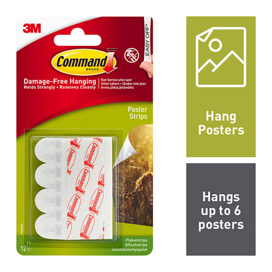 Command Poster Strips 17024 - 12pk