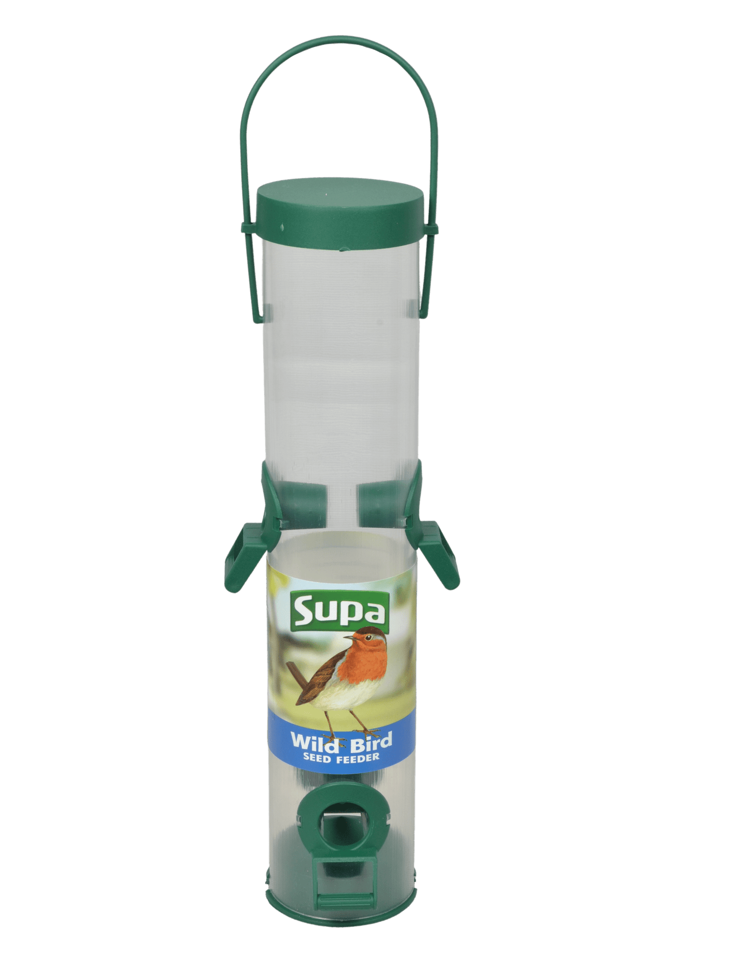 Supa Wild Bird Seed Feeder 12" 4 Port