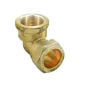 Compression Bent Female Connector