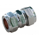 Compression Coupler 15mm Chrome