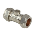 Compression Isolating Valve Chrome