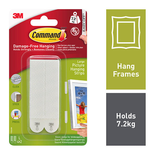 Command Large Picture Hanging Strips 17206 - 4pk