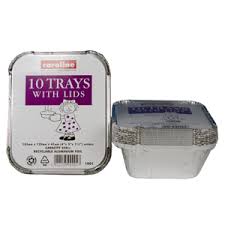 Foil Trays With Lids 16oz