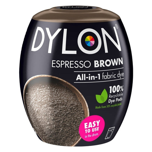 Dylon All In 1 Fabric Machine Dye Pod Espresso Brown