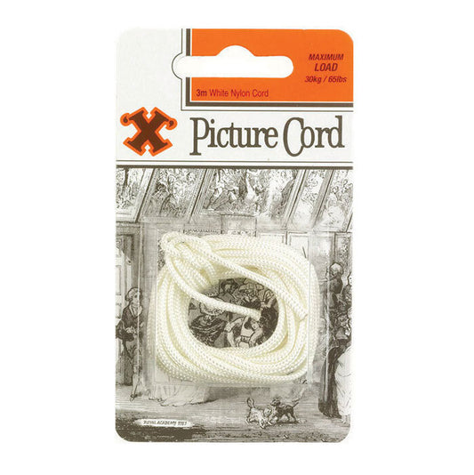 X White Picture Cord - 3m