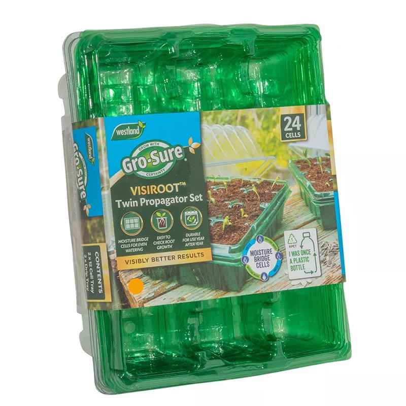 Gro-Sure Visiroot Propagator Twin Set
