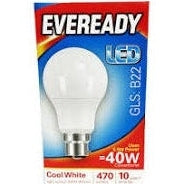 GLS LED Light Bulb B22 BC Bayonet Cap Cool White