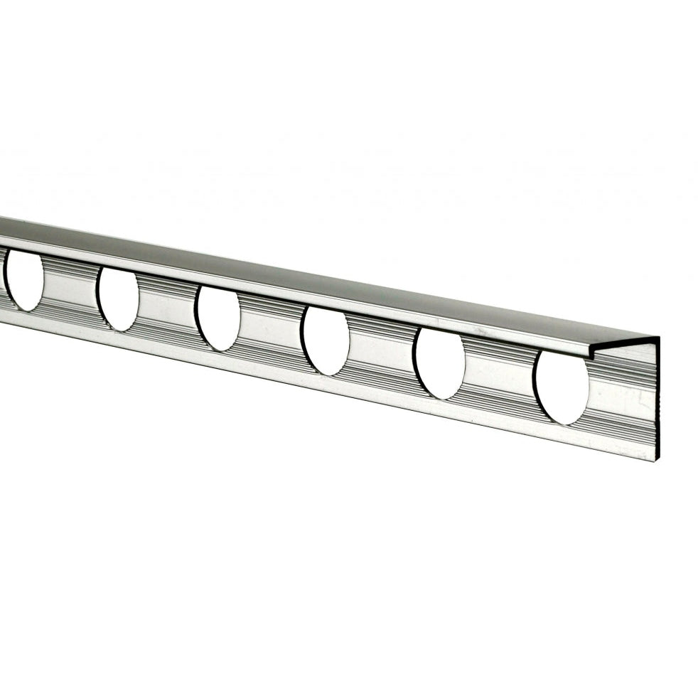 Tile Rite L Shape Tile Trim 2.4m x 12mm Chrome – Lawrences Amble