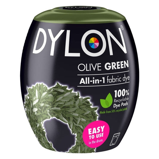 Dylon All In 1 Fabric Machine Dye Pod Olive Green