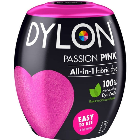 Dylon All In 1 Fabric Machine Dye Pod Passion Pink