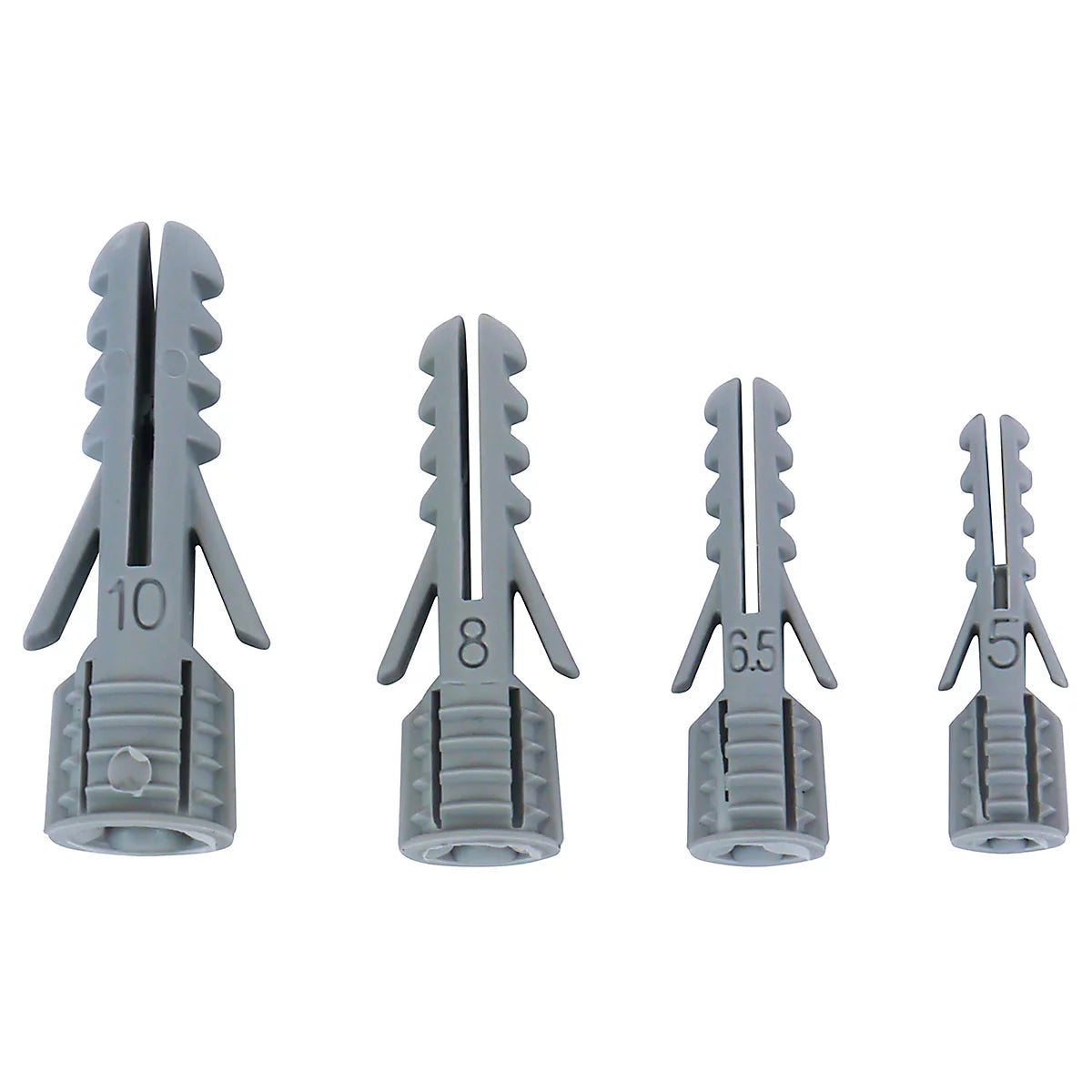Plasplugs All-in-One Plastic Wall Plugs - 52 Pack