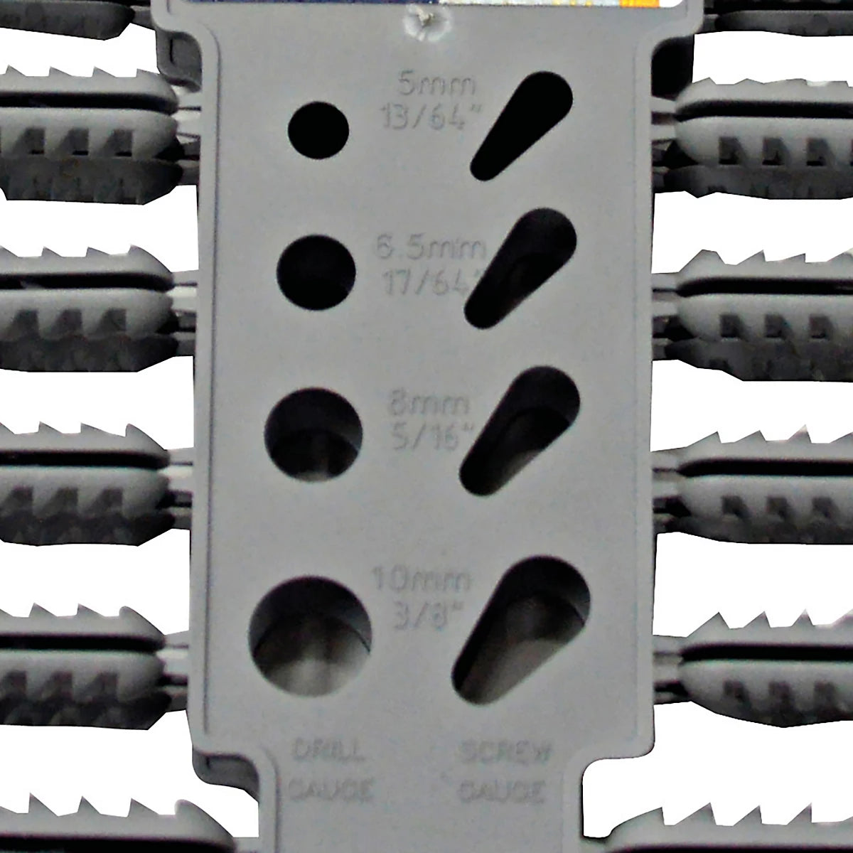 Plasplugs All-in-One Plastic Wall Plugs - 52 Pack