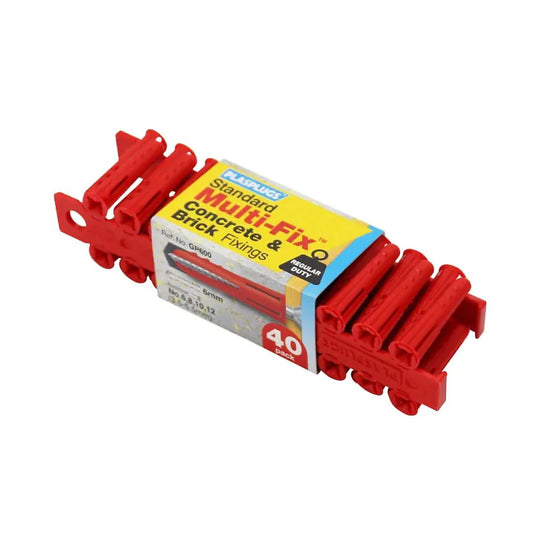 Plasplugs General-Purpose Fixings - 40 Pack