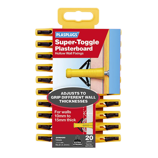 Plasplugs Super Toggle HD Anchors - 20 Pack