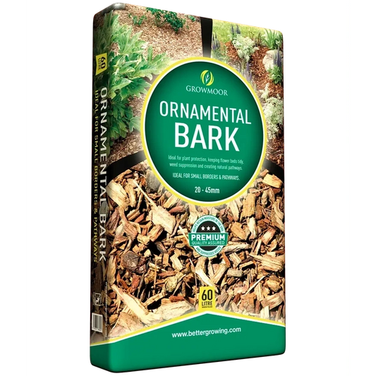 Growmoor Ornamental Bark 75 Litres - 2 for £18