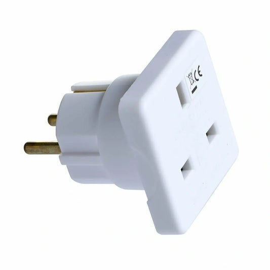 UK To EU Plug European Travel Adaptor