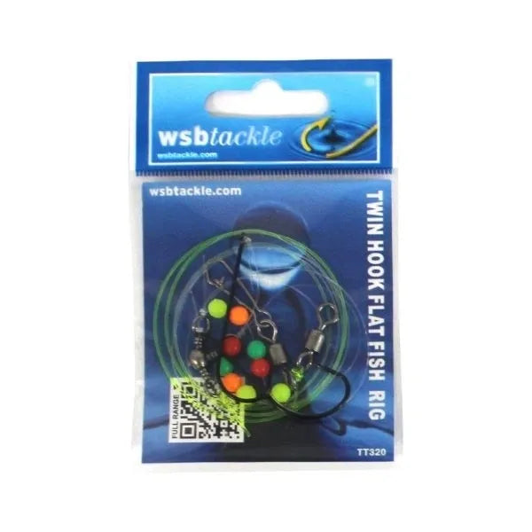 WSB Twin Hooks Flat Fish Rig TT320