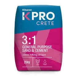 Kilsaran KPRO Crete 3:1 General Purpose Sand & Cement 25kg