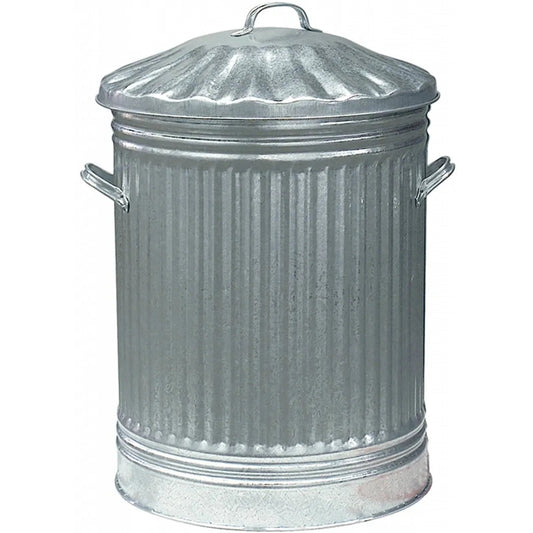 Galvanised Bin