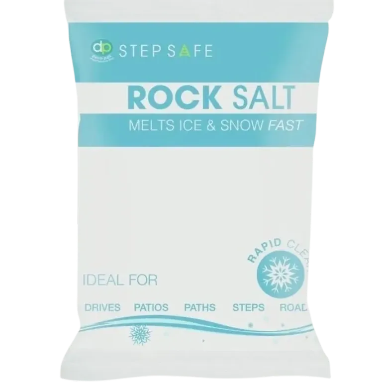 Deco-Pak White Winter Rock Salt De-Icing Grit Large