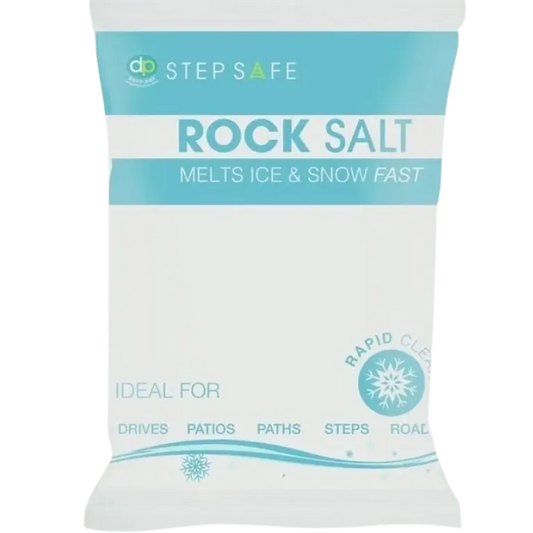 Deco-Pak White Winter Rock Salt De-Icing Grit Large