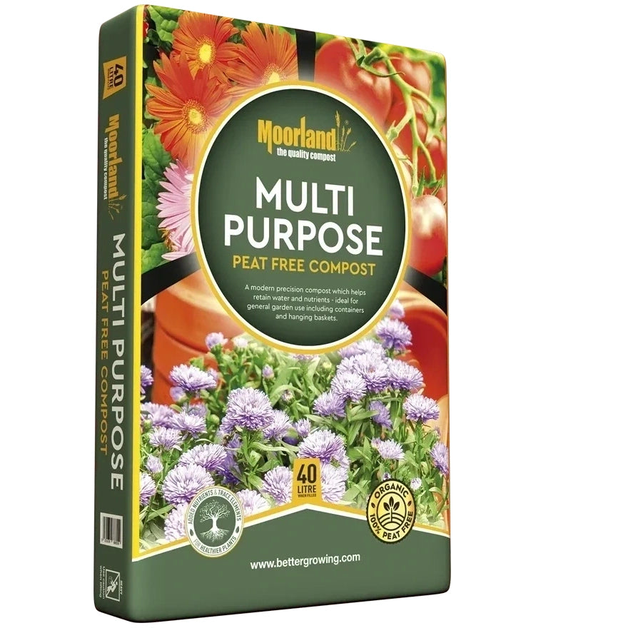 Moorland Multi Purpose Peat Free Compost 40 Litres