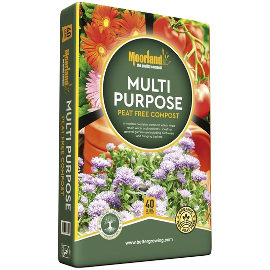 Moorland Multi Purpose Peat Free Compost 40 Litres