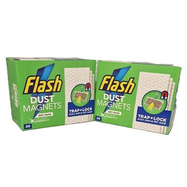 Flash Dust Magnet Speedmop Dry Refill Pads 20 Pads