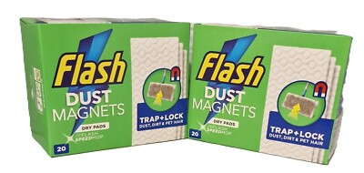Flash Dust Magnet Speedmop Dry Refill Pads 20 Pads