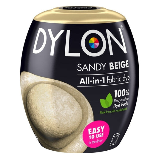 Dylon All In 1 Fabric Machine Dye Pod Sandy Beige