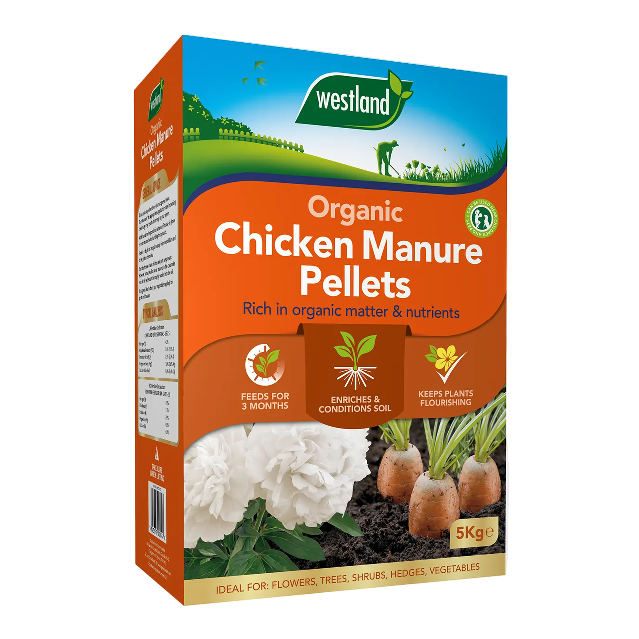 Organic Chicken Manure Pellets 5kg