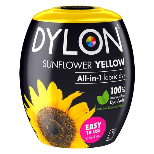 Dylon All In 1 Fabric Machine Dye Pod Sunflower Yellow