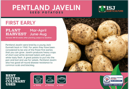 Pentland Javelin Seed Potatoes 2kg