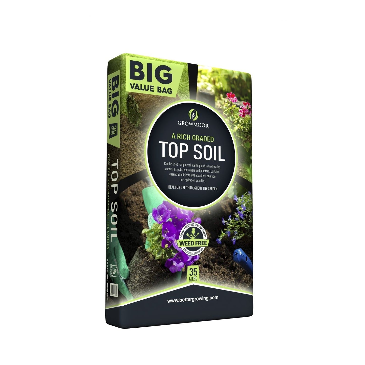 Growmoor Top Soil 35 Litres