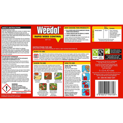 Weedol Rapid Concentrate 6 Tubes